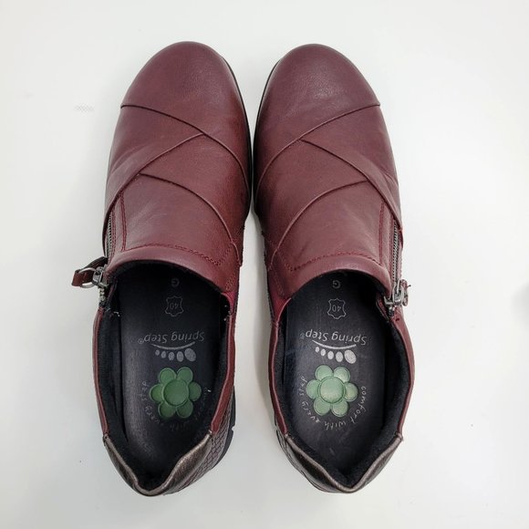 Spring Step Relife Maupouka Women's Shoes Burgandy US Size 9.5 EU 40 - Picture 5 of 7